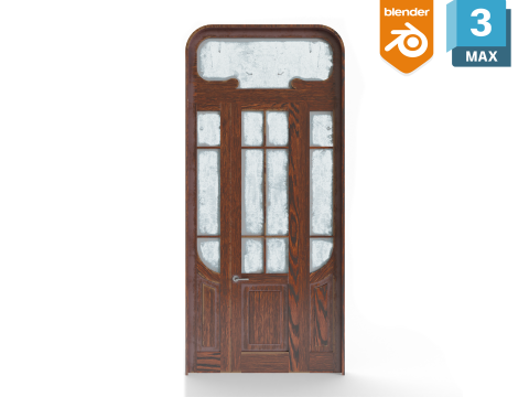 Antique Door 3D Model