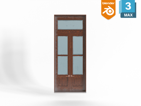 Antique Window 3D Model
