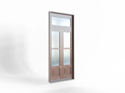 골동품 창 3D 모델