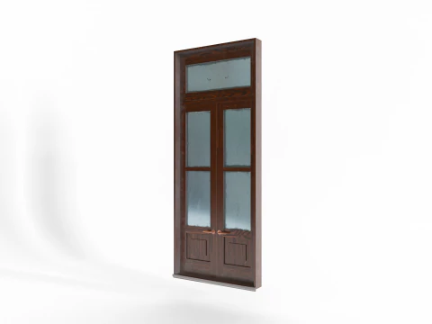 골동품 창 3D 모델