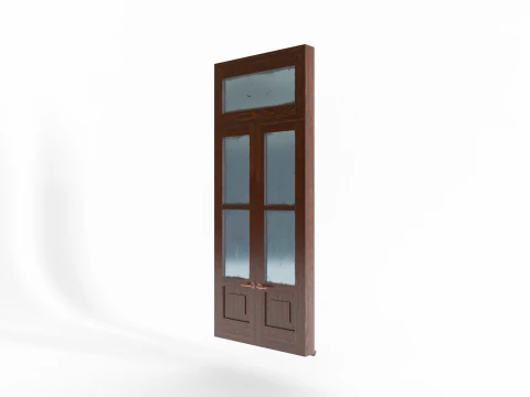 골동품 창 3D 모델