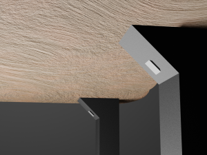 Loft style table 3D-Modell
