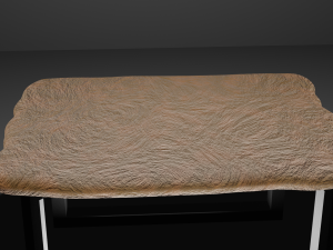 Loft style table 3D-Modell