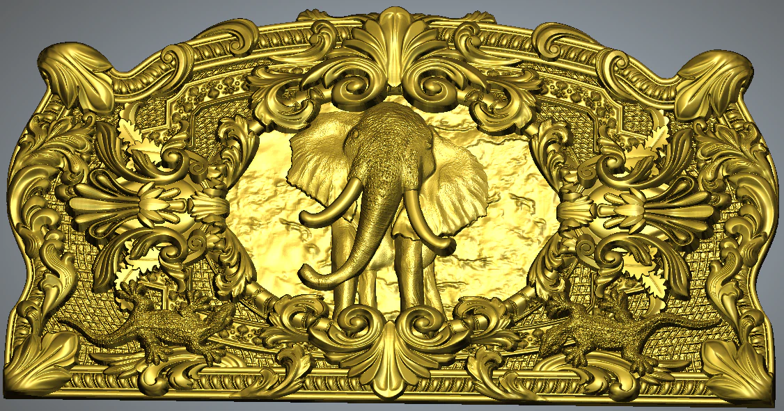 Elephant 3D Model .c4d .max .obj .3ds .fbx .stl .blend 