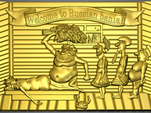 Pano Russian bath 3D Model