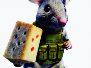 Mouse military 3D 모델