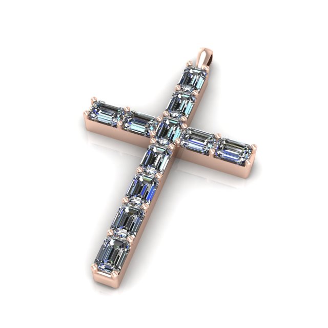 Cross Art Pendant Version2 3D Принт Модель .c4d .max .obj .3ds .fbx .stl .blend 