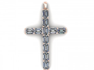 Cross Art Pendant Version2 3D Принт Модель