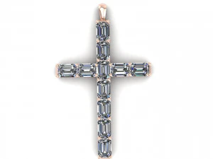 Cross Art Pendant Version2 3D Print Model
