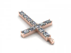 Cross Art Pendant Version2 3D Print Model