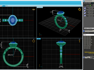 Parad Diamond Ring S1 3D 프린트 모델