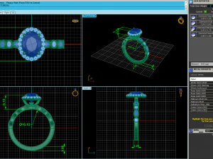 Parad Diamond Ring V1 3D Print Model