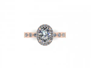 Parad Diamond Ring V1 3D Print Model