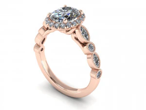 Parad Diamond Ring V3 3D Print Model