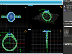 Parad Diamond Ring V3 3D 프린트 모델