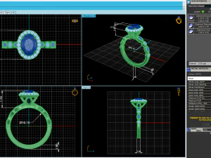 Parad Diamond Ring V4 3D Print Model