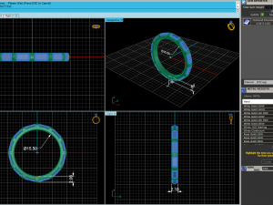 Three Stone Emerald Ring V3 3D 프린트 모델