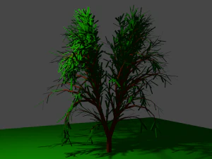 &aacute;rbol 3d un dise&ntilde;o de artes simples Modelo 3D