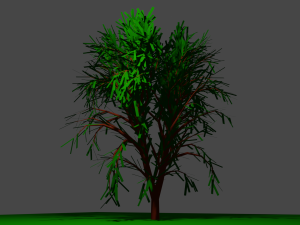 3d tree one simple arts design 3D Model