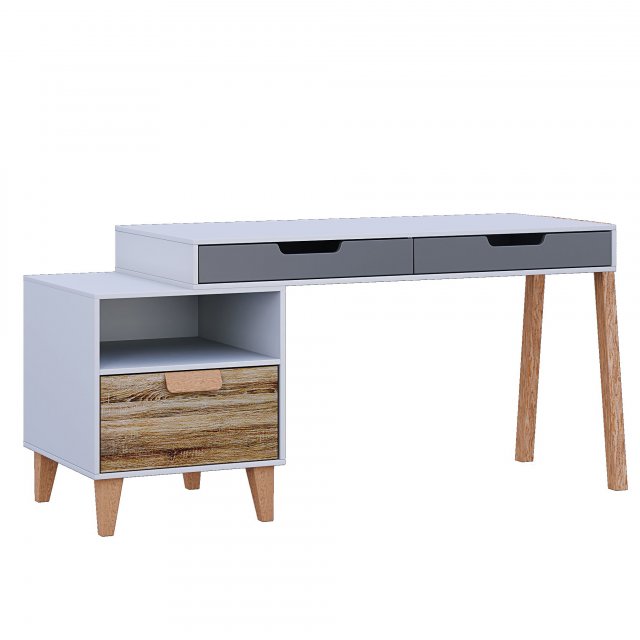 Desk working place 3D-Modell .c4d .max .obj .3ds .fbx .stl .blend 