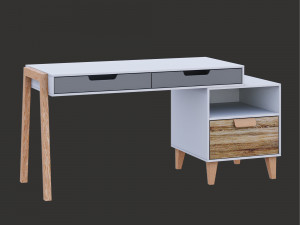 Desk working place 3D-Modell