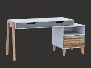 Desk working place 3D Model
