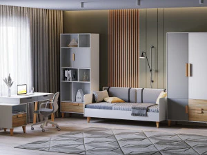 Sofa bed Kvadro 3D Model