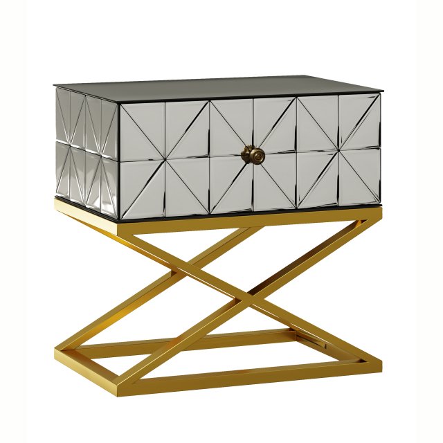 Table Garda decor mirror 3D Модель .c4d .max .obj .3ds .fbx .stl .blend