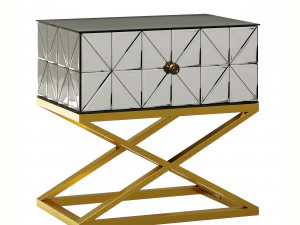 テーブル ガルダ 装飾ミラー 3Dモデル