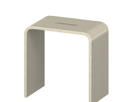 Fotel stołowy do łazienki Model 3D