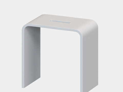 Stool chair for bathroom 3D Model