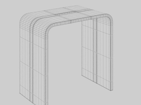 Stool chair for bathroom 3D Model
