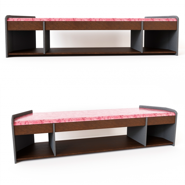 Cabinet Truman 3D Model .c4d .max .obj .3ds .fbx .stl .blend 