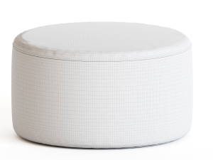 Padded stool Tilly Model 3D