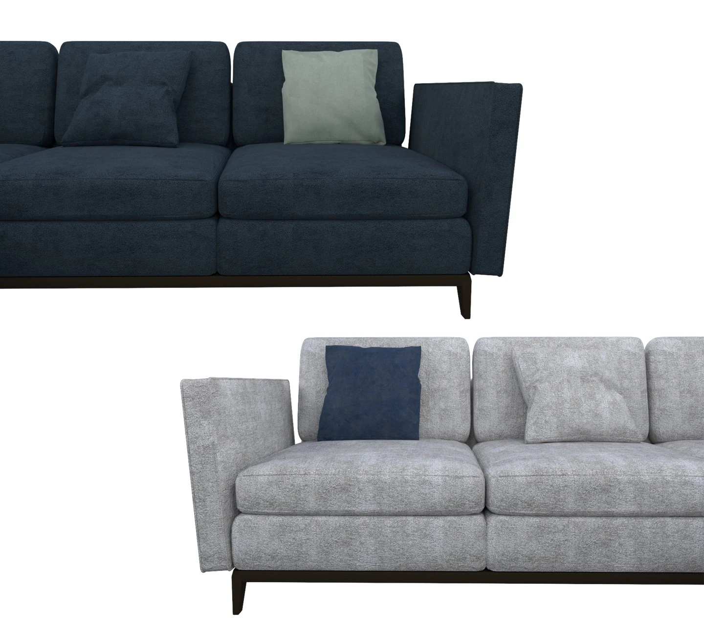 Corner sofa 3D Model .c4d .max .obj .3ds .fbx .stl .blend 