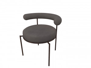 Oval Dining Table 3D Model