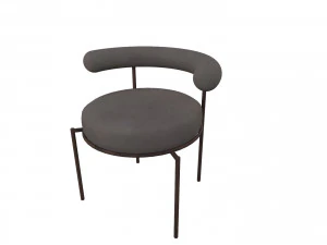 Oval Dining Table 3D Model