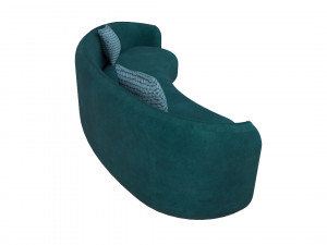 Curved Sofa 2 3D 모델