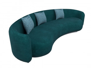 Curved Sofa 2 3D 모델
