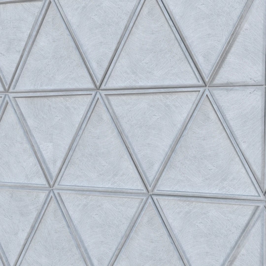 3D Tri wall Panel 3D Model .c4d .max .obj .3ds .fbx .stl .blend 