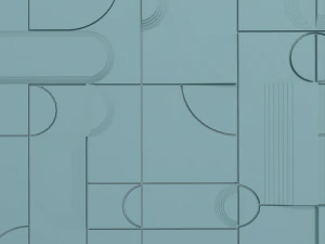 3D Panel with geometric patterns 3D Model