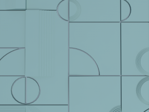 3D Panel with geometric patterns Modelo 3D