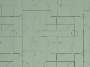 3D Panel with geometric patterns 3D Model