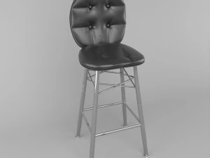 Cadeira de couro Modelo 3D