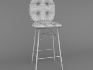 Leather chair Model 3D