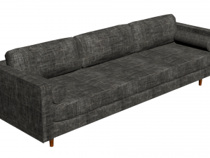 Couch with table Model 3D