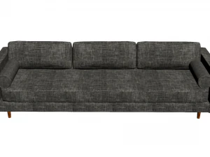 Couch with table 3D Model