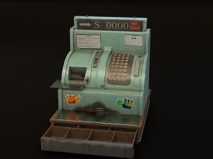 3D cash machine 3D Model