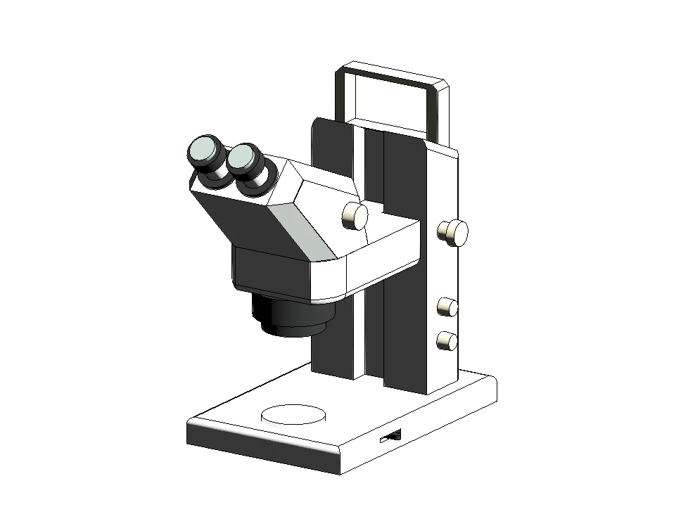 Zeiss Stemi 305 Revit 3D Model .c4d .max .obj .3ds .fbx .stl .blend 