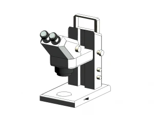 Zeiss Stemi 305 Revit Modelo 3D